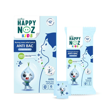Happy Noz Organic Onion Sticker with Anti Bac (6 pcs)