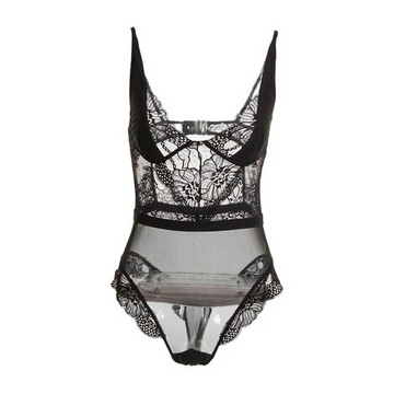 Body Dentelle avec Armature Noir