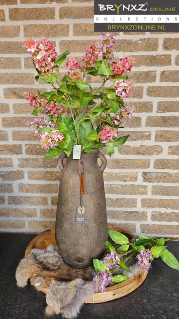 Brynxz Jug Two ears Leather Rope L – Brynxz vaas | Brynxzonline.nl