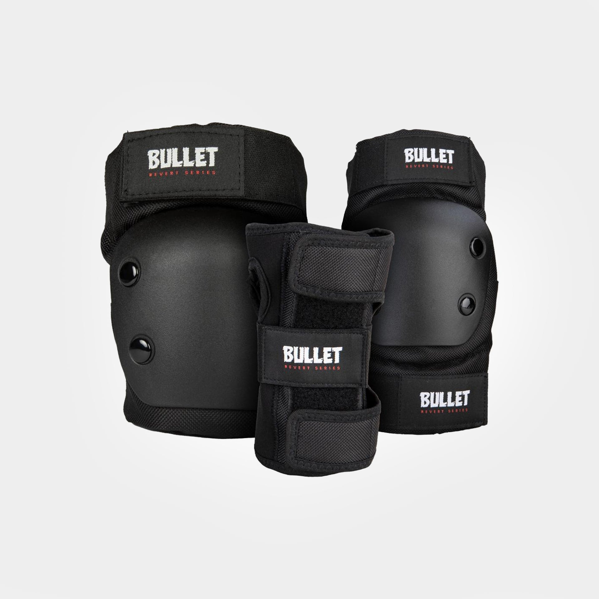 Bullet Triple Padset Revert Combo XS Junior - Black - Prime Delux Store