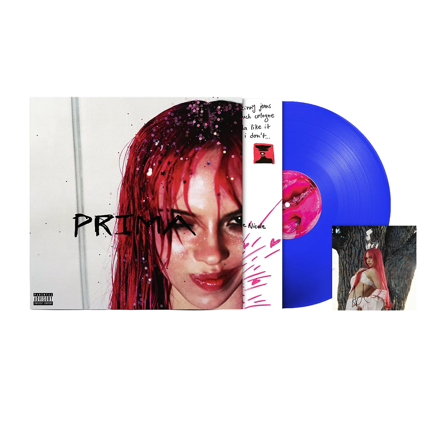 PRIMA -  Electric Blue Vinyl + Signed Art Card