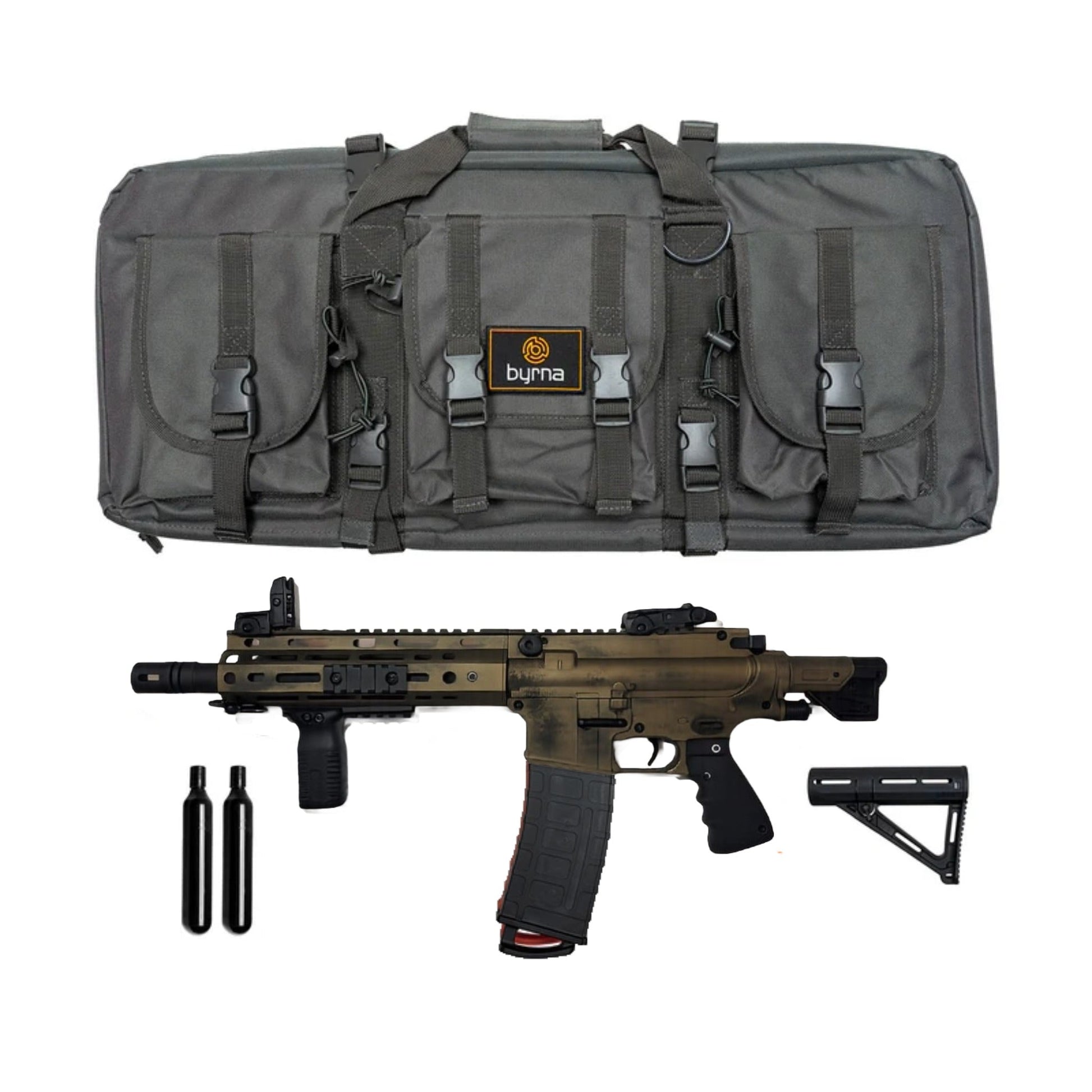 Byrna Mission 4 Battle Worn Limited Edition - 19-Round Less-Lethal Self-Defense Launcher - NAKESTORES