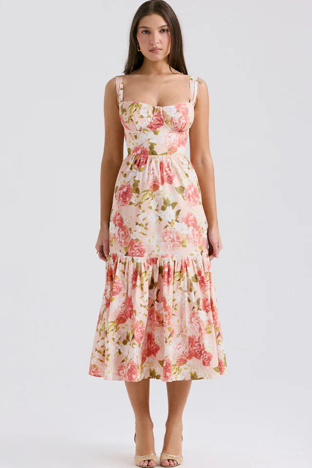 Elia Floral Midi Sundress