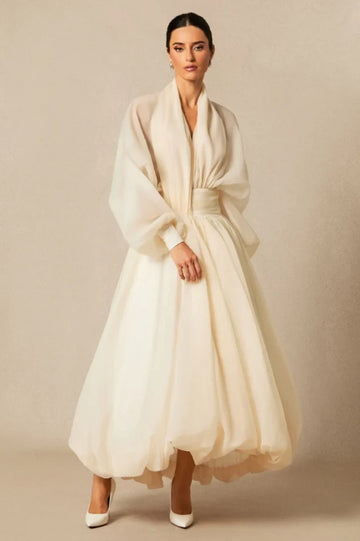 Lilly Puff Sleeve Maxi Dress
