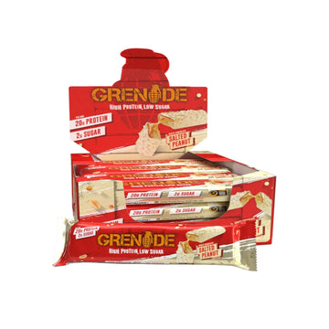 Grenade High Protein, Low Sugar Bar - White Chocolate Salted Peanut (12x60g)