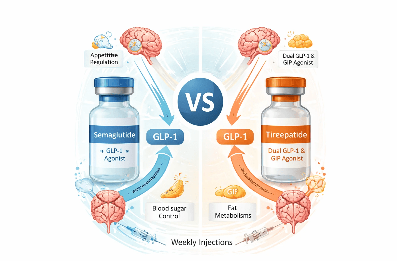 Tirzepatide vs. Semaglutide: A Complete Comparison Guide