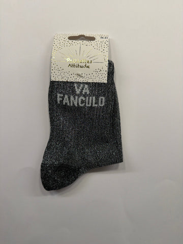 Chaussette de ville pailletée 36-41 VA FANCULO