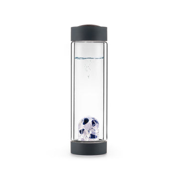VIA HEAT - BALANCE - INSULATED CRYSTAL GEM-WATER BOTTLE BY VITAJUWEL