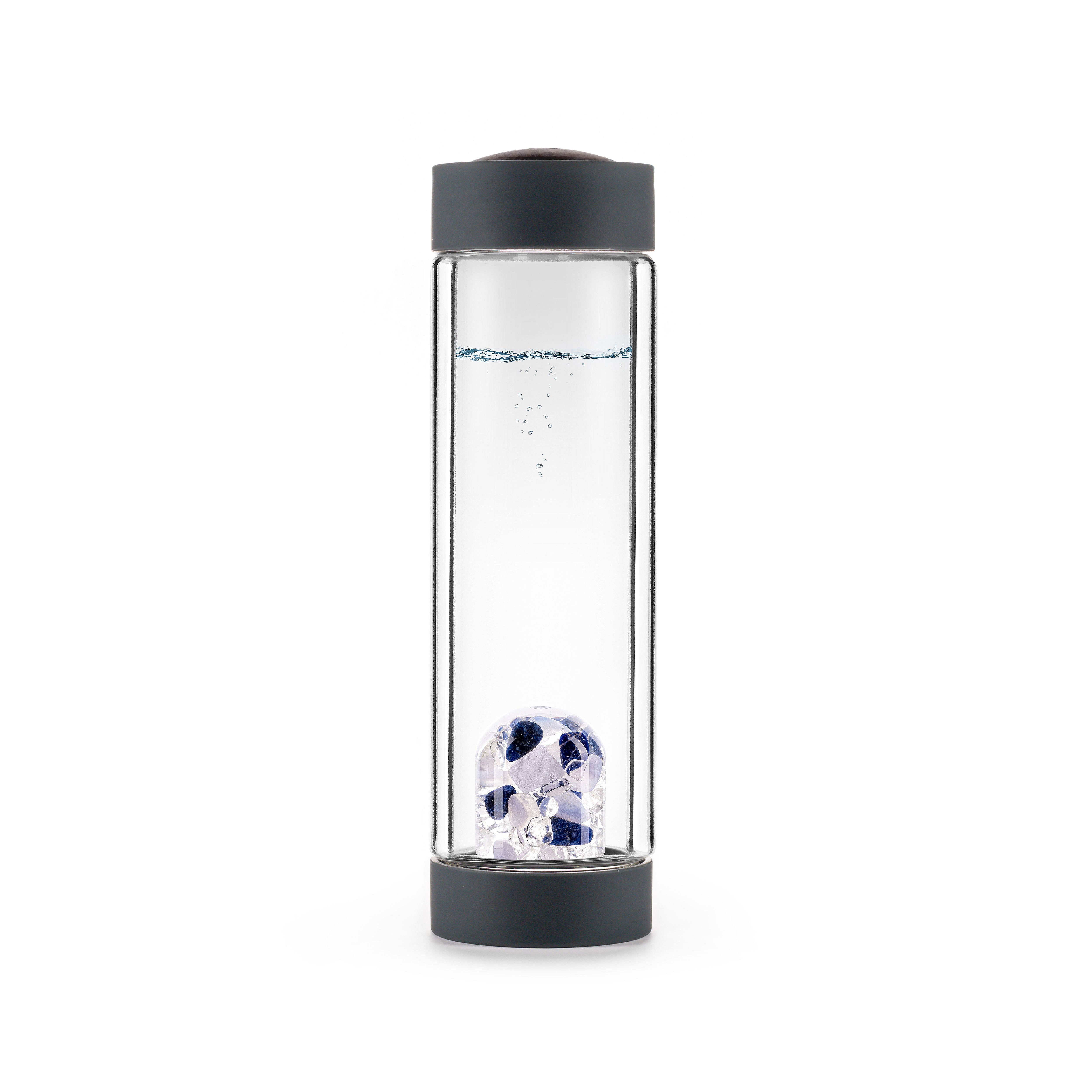 VIA HEAT - BALANCE - INSULATED CRYSTAL GEM-WATER BOTTLE BY VITAJUWEL
