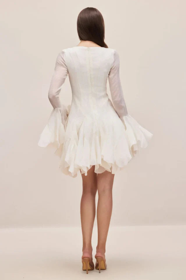 Miranda Asymmetric Hem Mini Dress