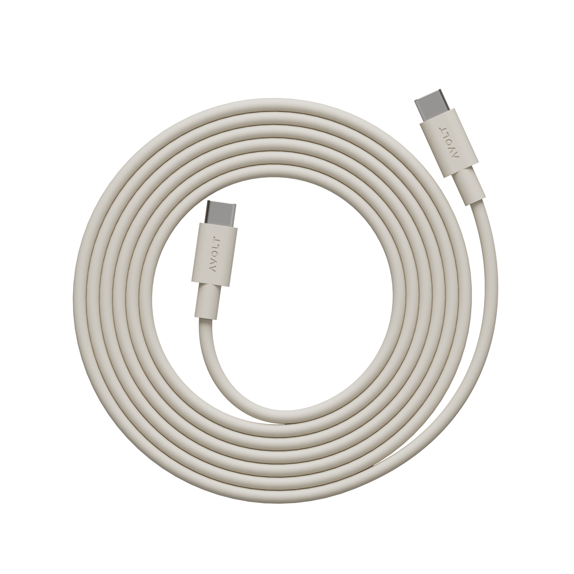 AVOLT Cable 1 USB-C to USB-C Cable - Nomad Sand
