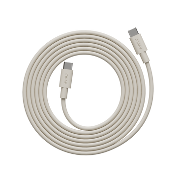 AVOLT Cable 1 USB-C to USB-C Cable - Nomad Sand