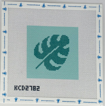 Monstera Leaf Square