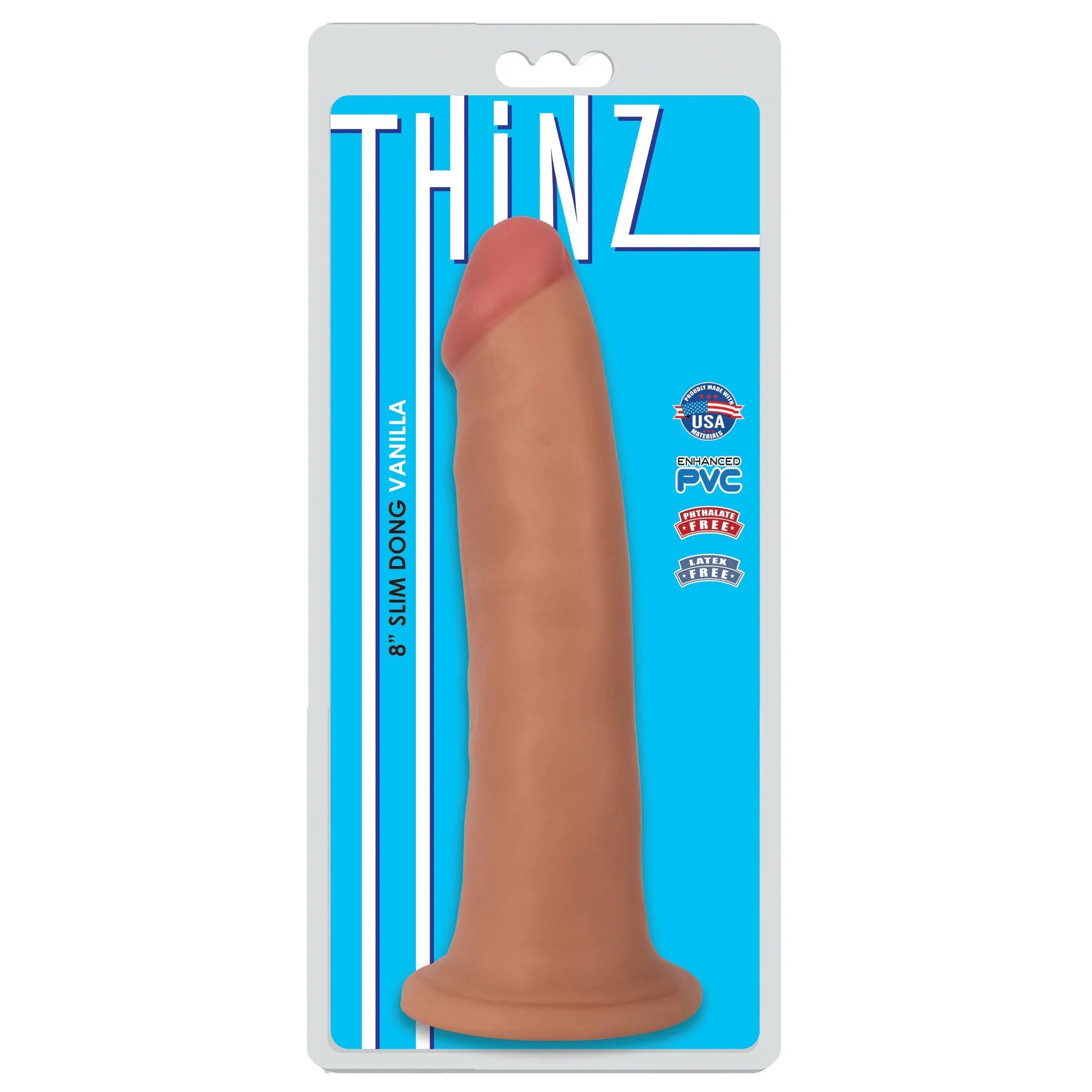 Thinz 8" Slim Dildo - Light
