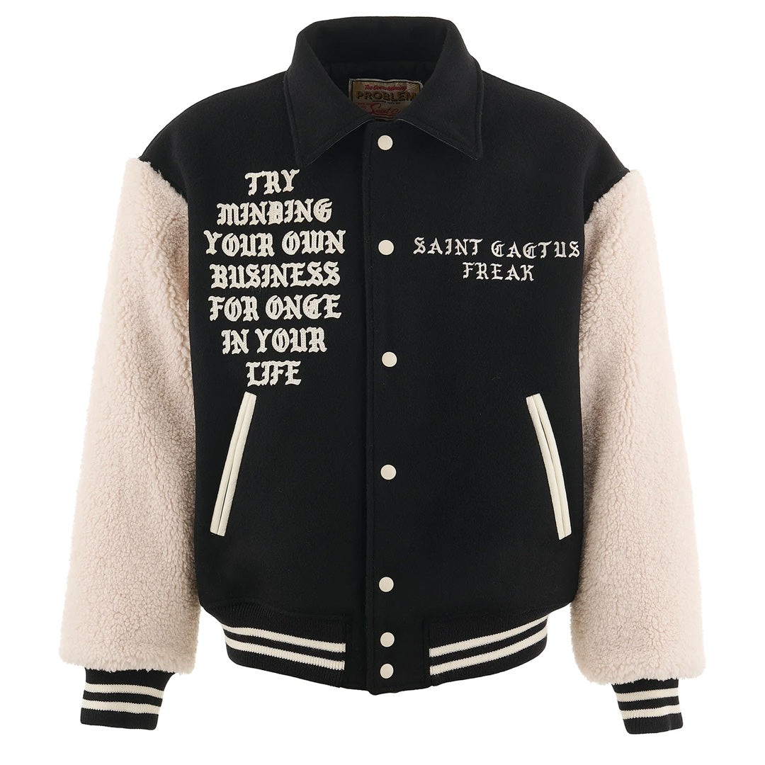 Saint Michael x Cactus Plant Flea Market Varsity Jacket