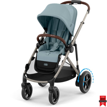 Cybex e-Gazelle S Electronic Assist Single-to-Double Stroller