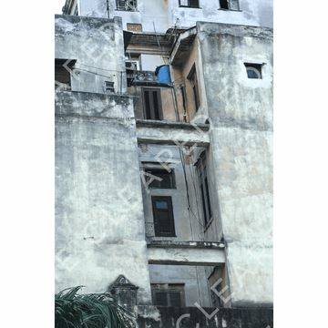 Colour Photograph old Cuban run down building