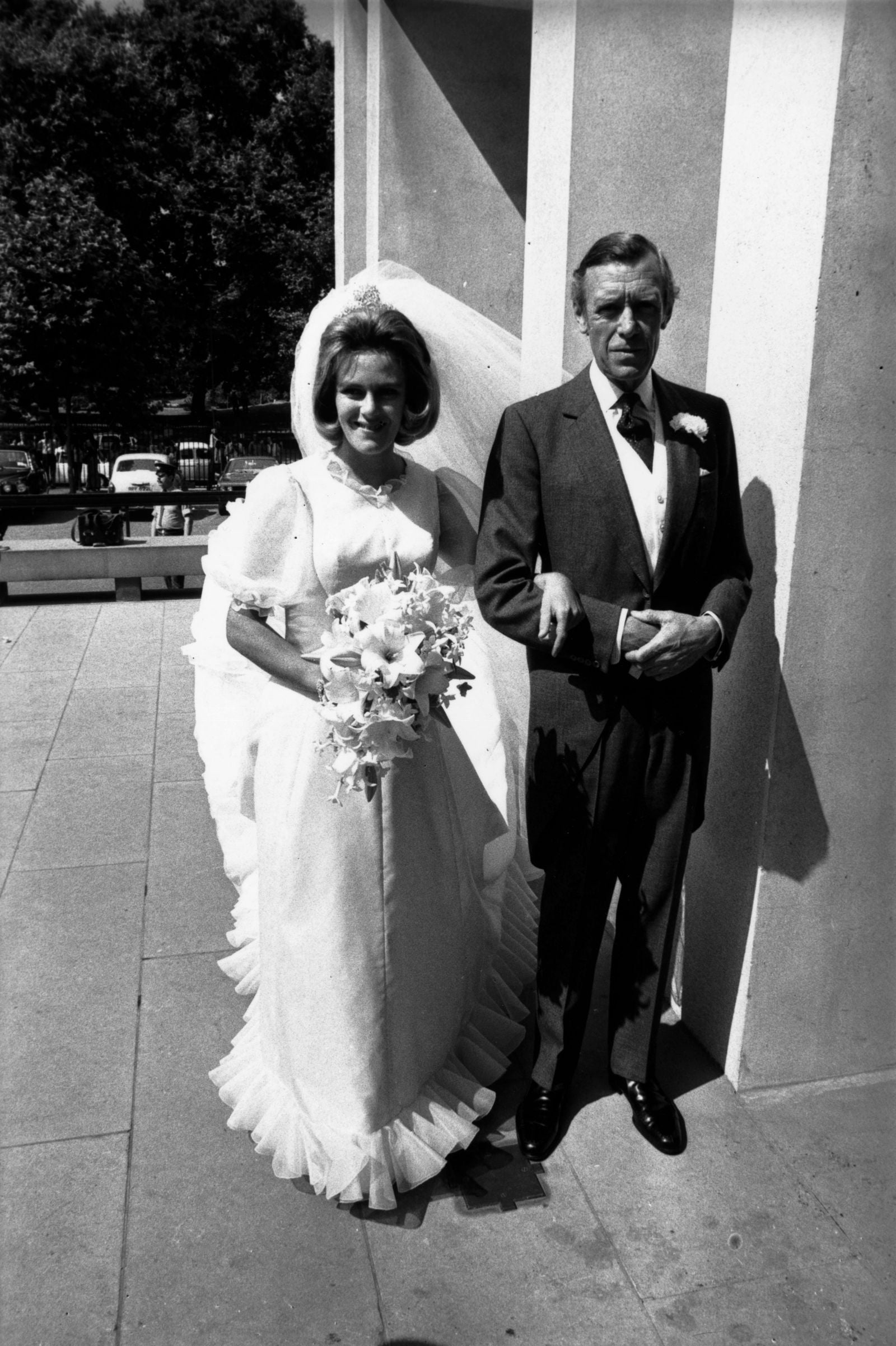A Look Back at Camilla's First Marriage to Andrew Parker Bowles—And Her Elaborate Wedding Dress