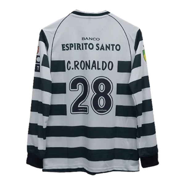 Camiseta Retro Sporting Lisboa 2002 – Cristiano Ronaldo #28