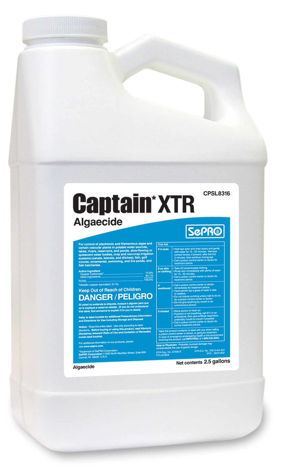 Captain XTR Liquid Algaecide For Ponds & Lakes