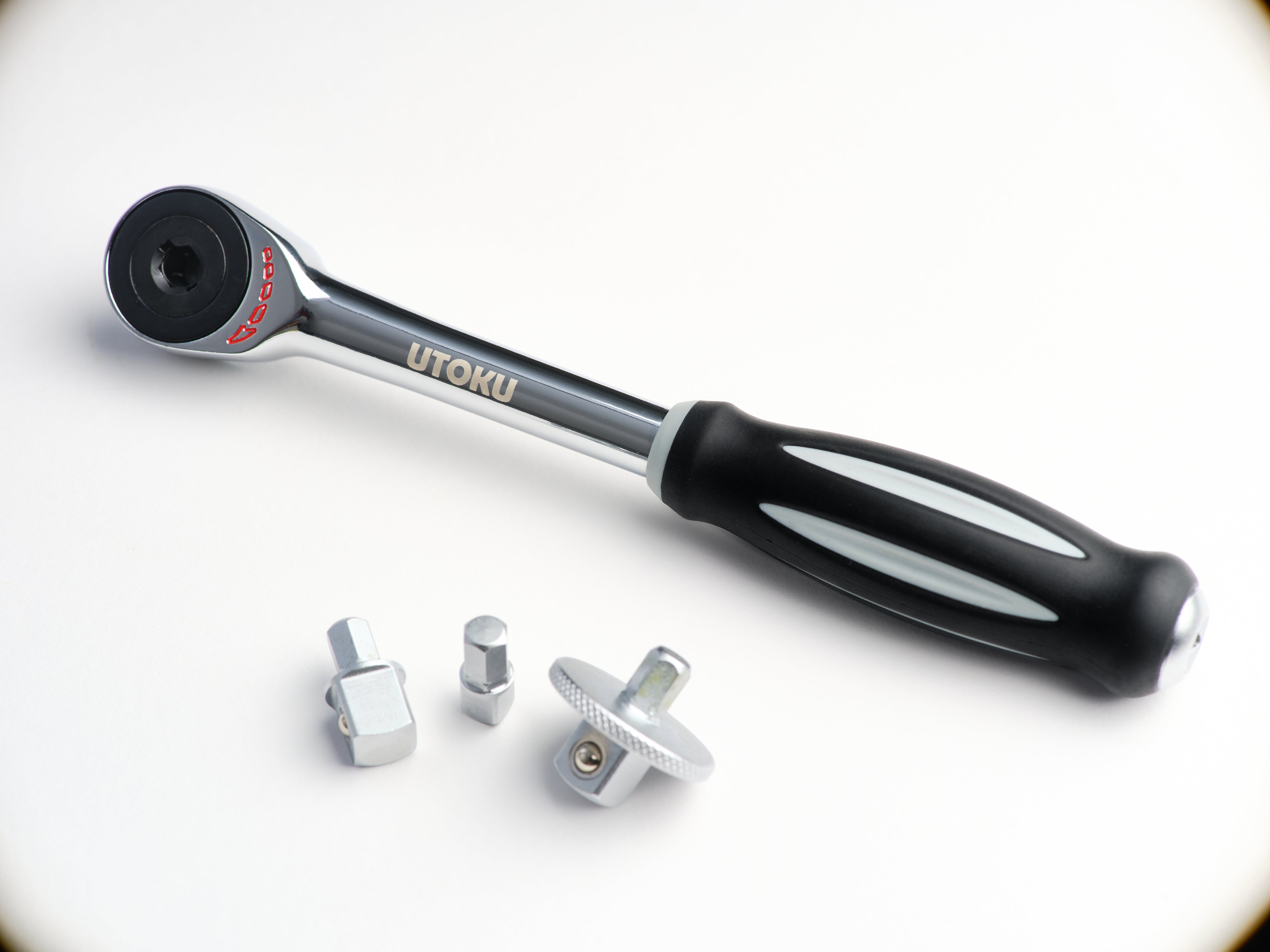 Utoku Twist Handle Bit Ratchet With 3 Adapters UT-TBA-14B