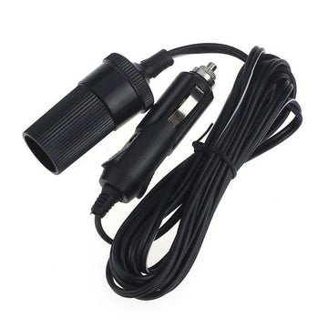 Car Cigarette Lighter Extension Cord 6.56ft, Black 24v / 12v Extension Cord  with Cigarette Lighter Plug, Male to Female Cigarette Lighter Extender  Cable for Tire Inflators, Vacuum, Refrigerator