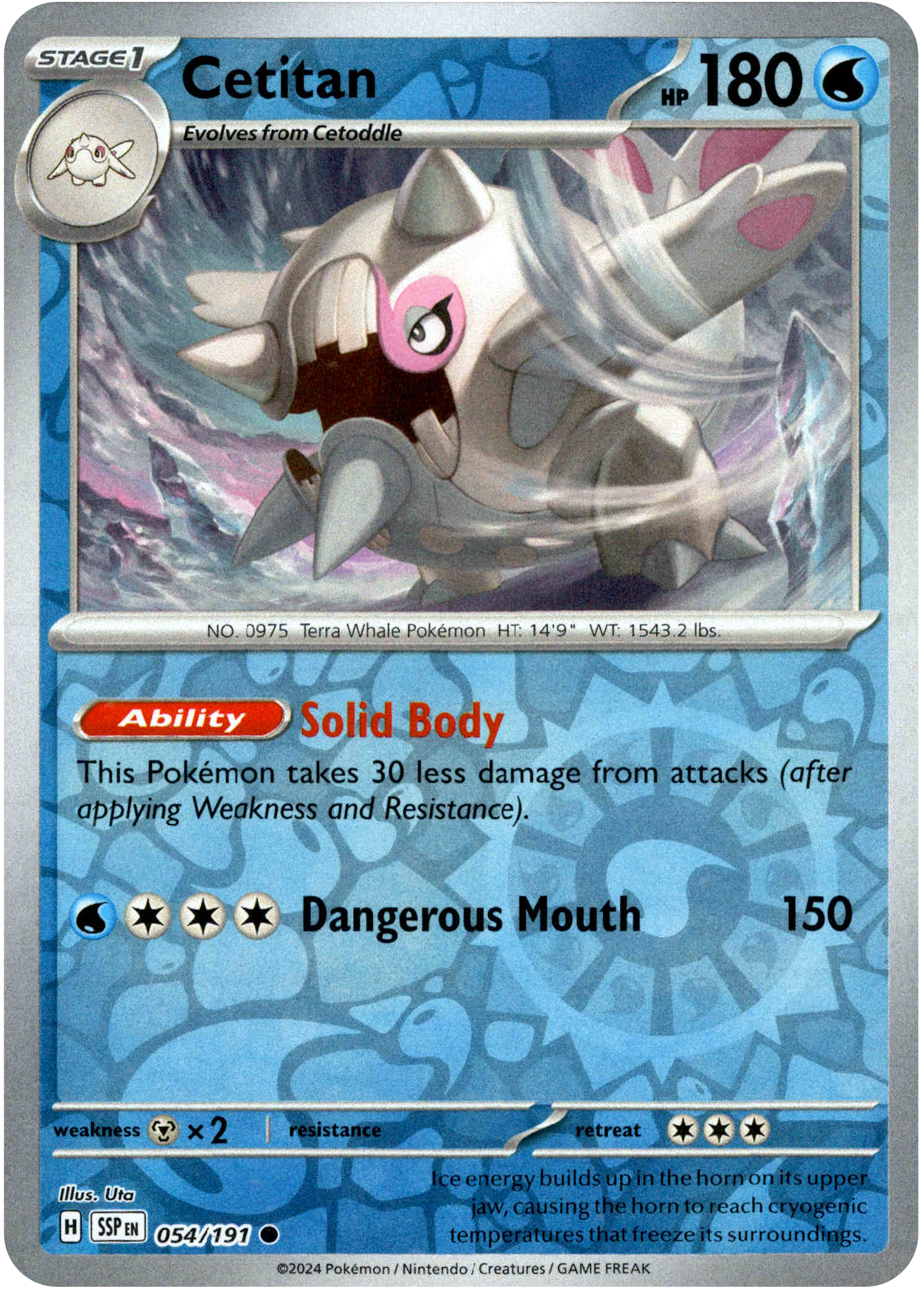 Cetitan - 054/191 - Surging Sparks - Reverse Holo - Card Cavern