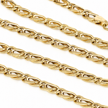 Collana - 18 carati Oro giallo - Made in Italy - Handmade
