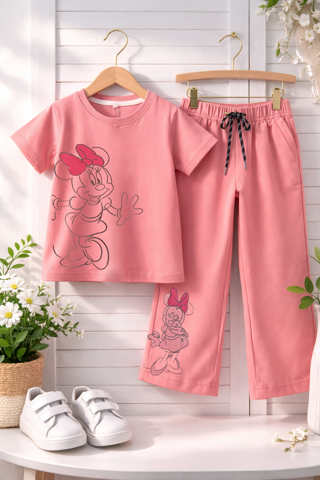 Minnie Mouse kids summer outfit t-shirt & trouser