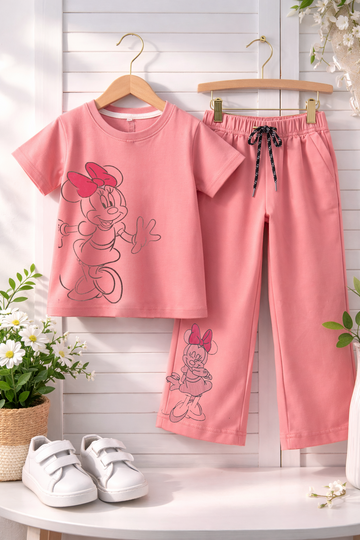 Minnie Mouse kids summer outfit t-shirt & trouser