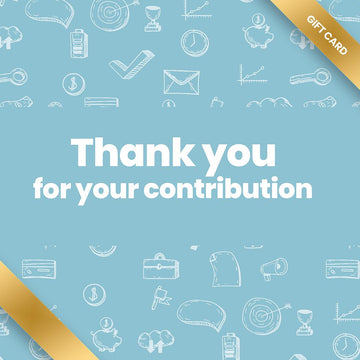 Thank You For Your Contribution Gift Card