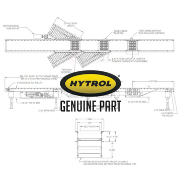 Hytrol 024.159 | IDLER-1-1/4"DIA X 1/4"BORE X .313"THRU
