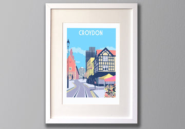 Croydon Town Art Print