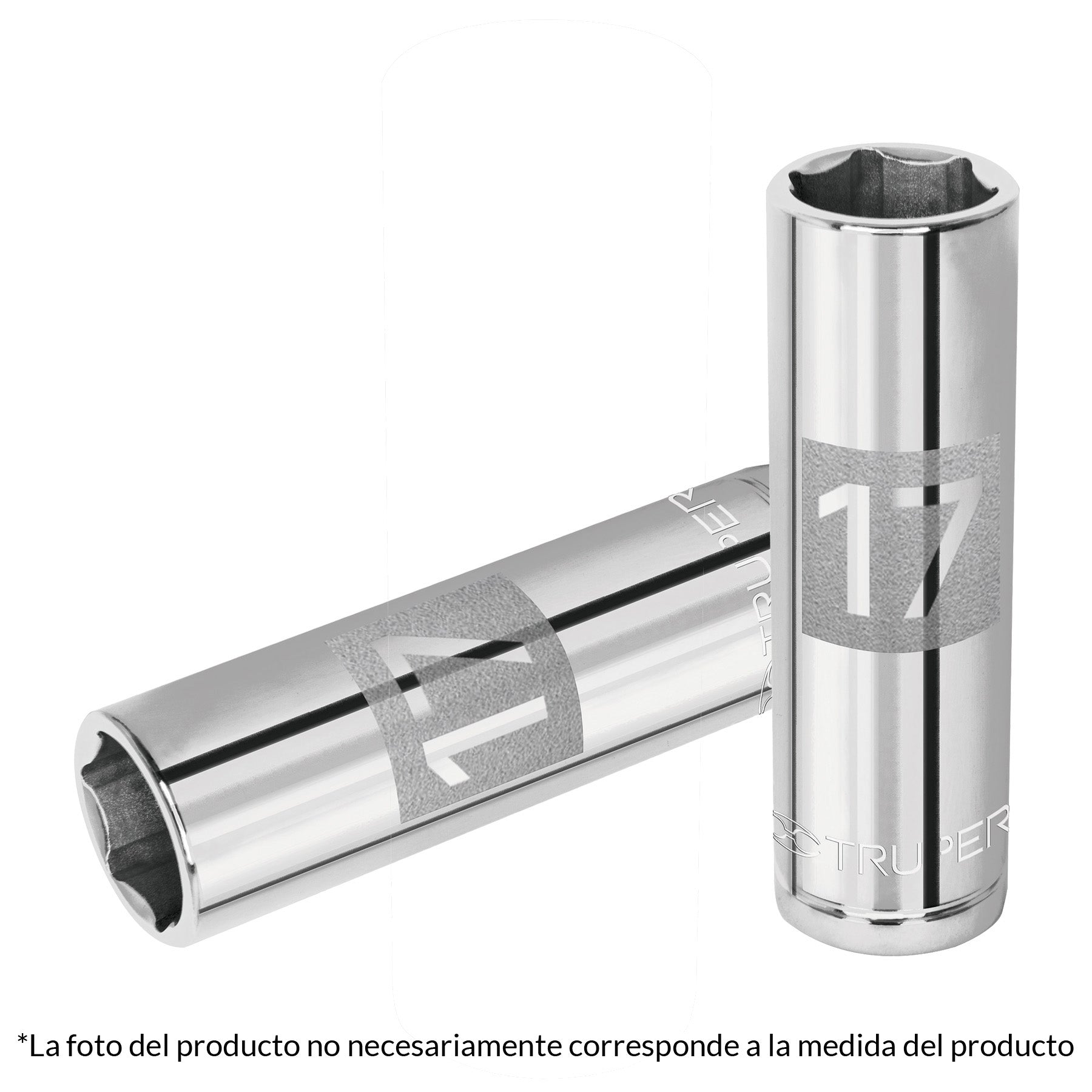 DADO 1/2' 6 PUNTAS MILIMETRICO LARGO 16 MM TRUPER 13356