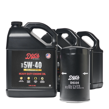 Doc's Diesel Dodge RAM 6.7L/5.9L Cummins 5W-40 Full Synthetic Oil Change Kit 1989-2024 brand_Doc's Diesel Gallons 3