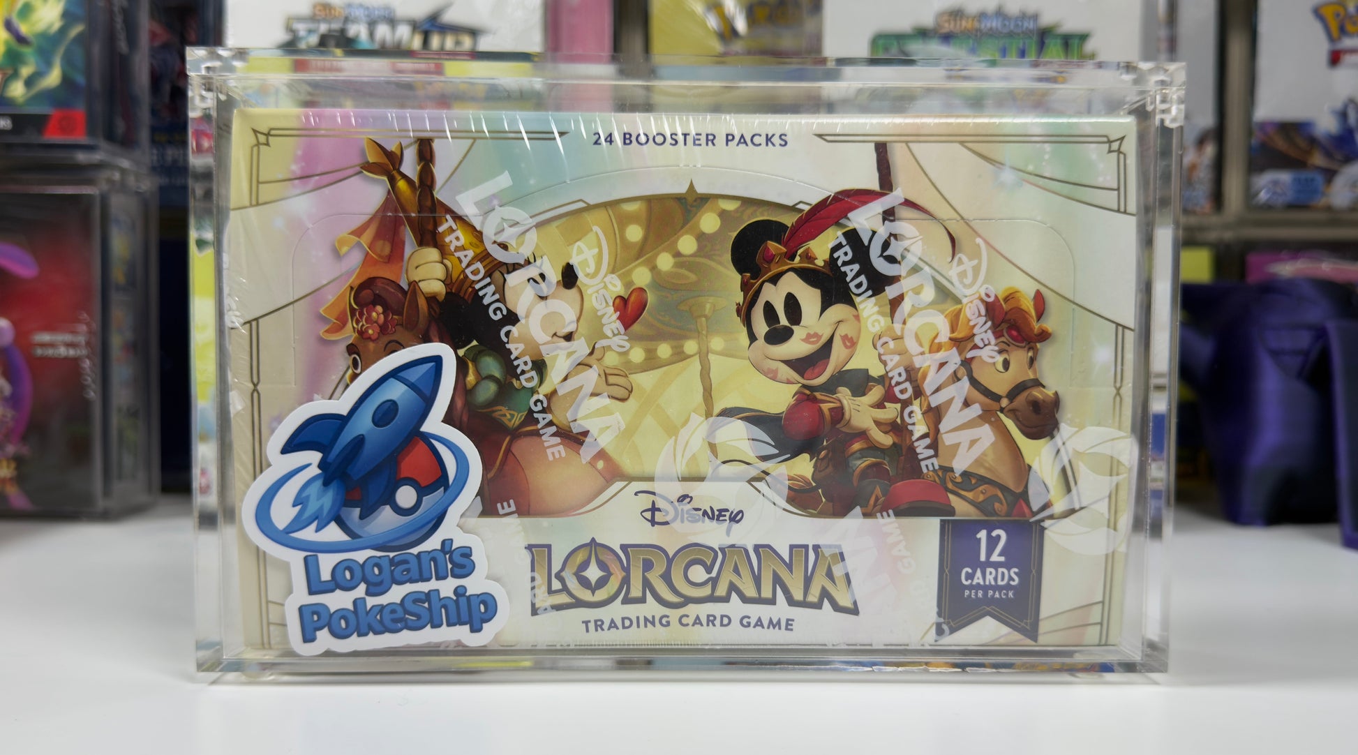 Acrylic Display Case for Disney Lorcana The First Chapter Booster Box (restock mid-end July)