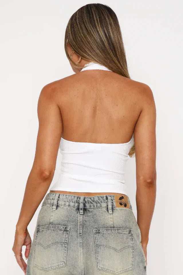 Believing The Lies Halter Top
