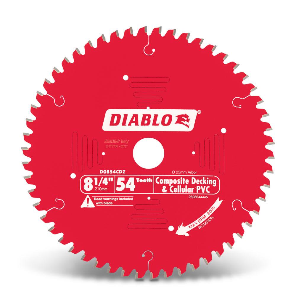 DIABLO 209mm 54T Composite Decking Saw Blade 2608644445