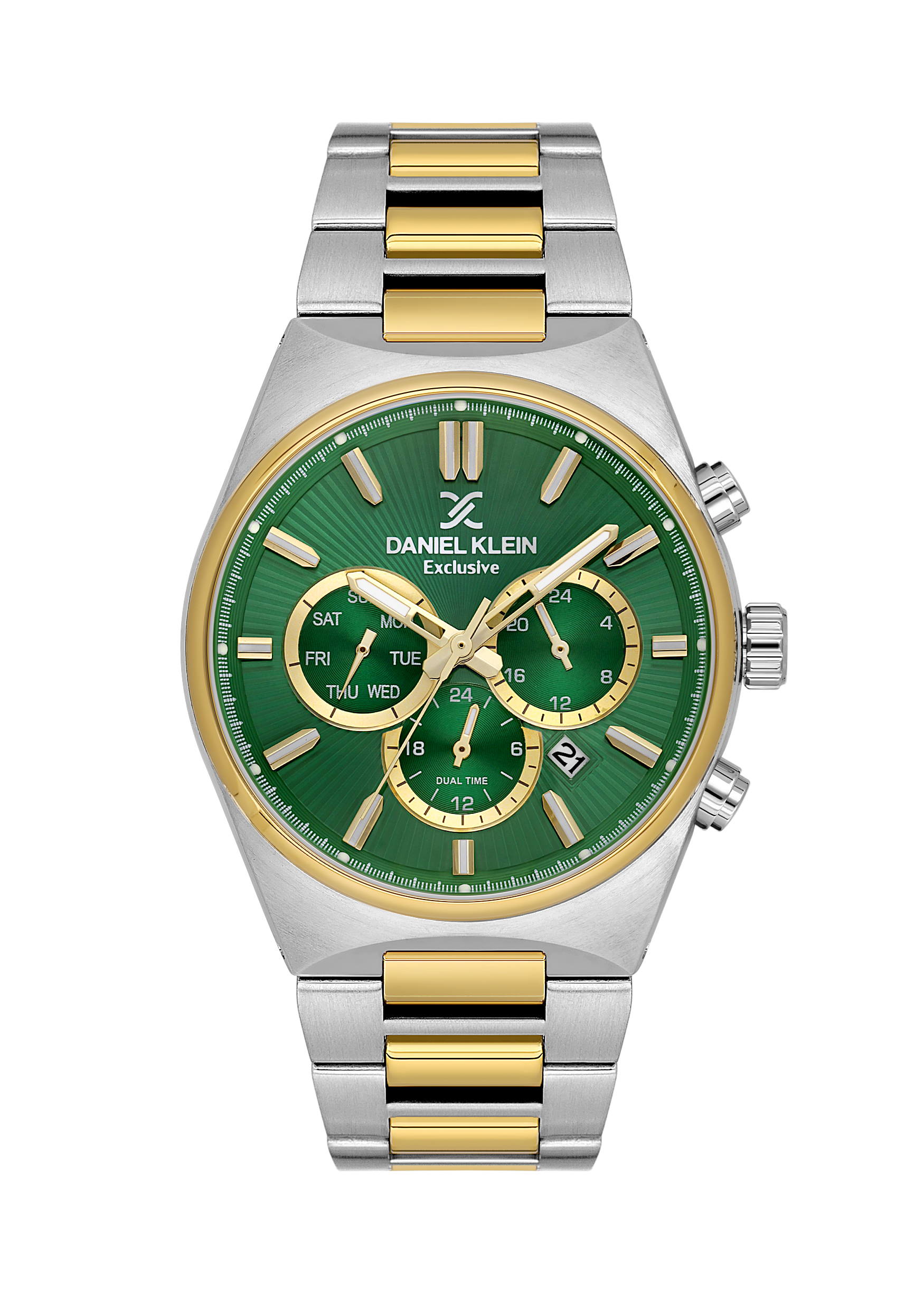 Daniel Klein Multifunction Dual Time Wrist Watch for Men DK.1.14210-5