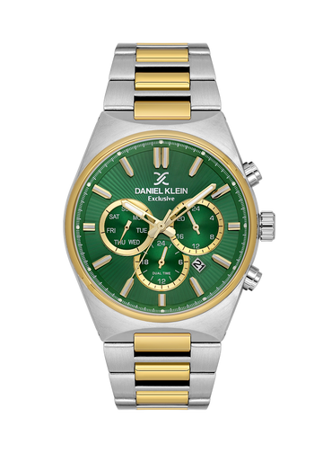Daniel Klein Multifunction Dual Time Wrist Watch for Men DK.1.14210-5