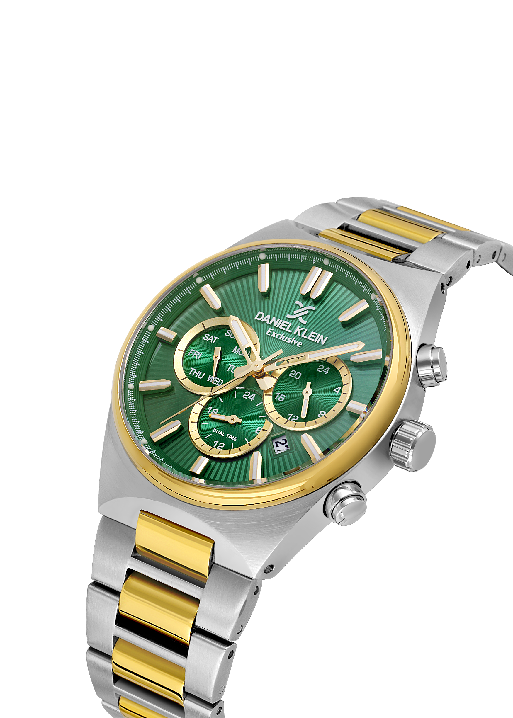 Daniel Klein Multifunction Dual Time Wrist Watch for Men DK.1.14210-5