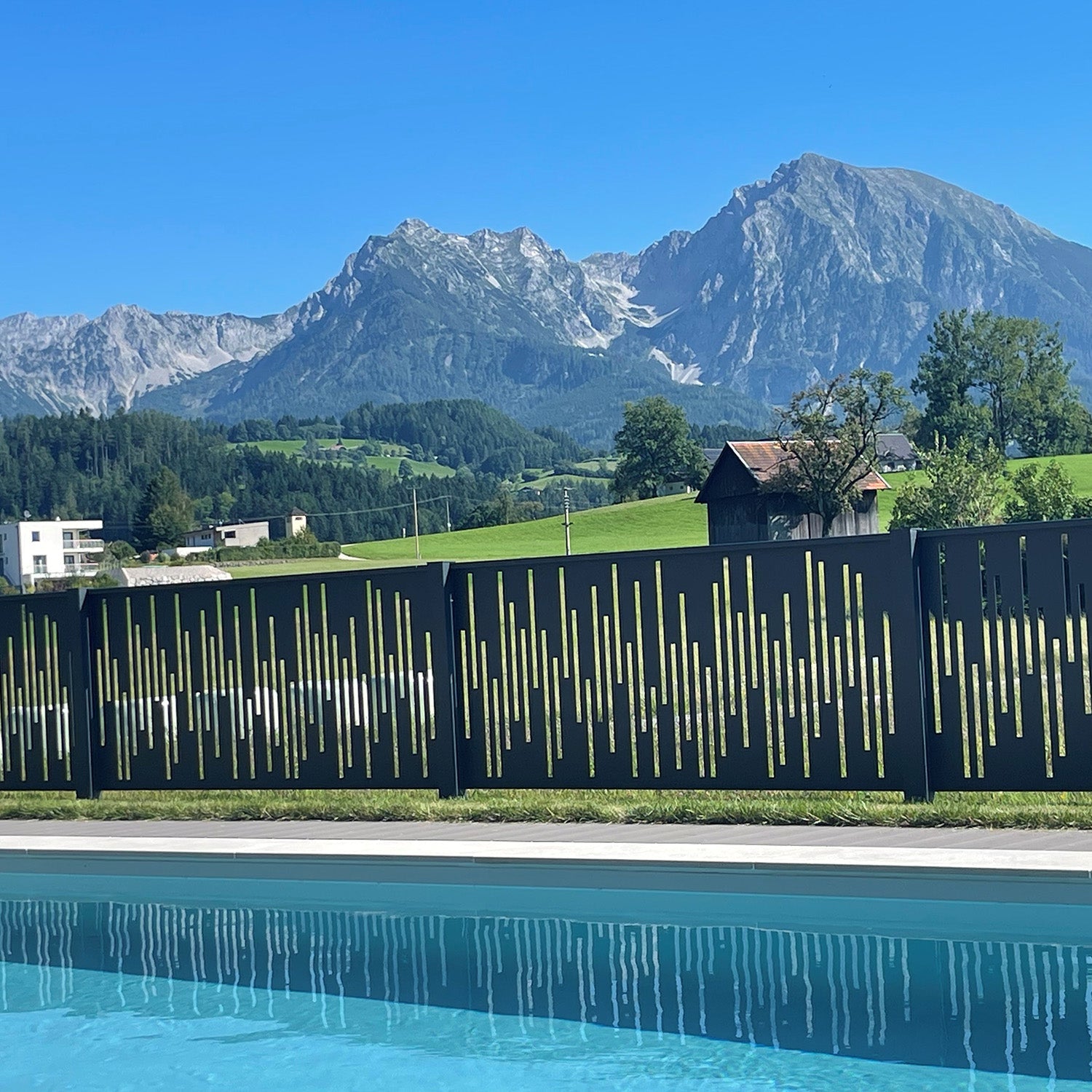 Aluminium Zaun Design DS-58