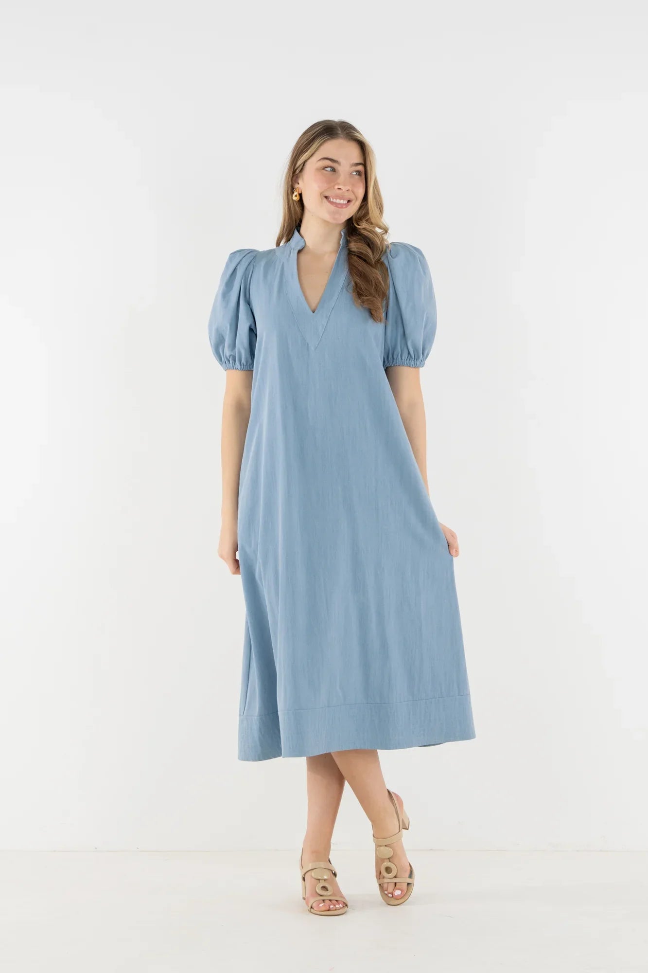 Hampton Dress |Denim