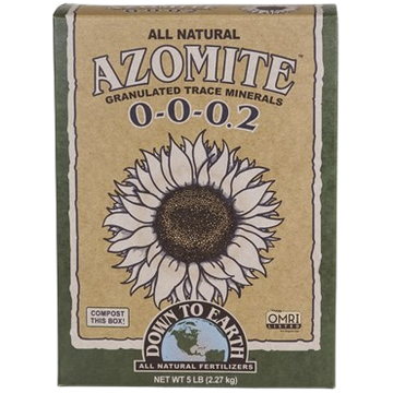 Down to Earth™ AZOMITE® Granulated - 5lb - OMRI Listed®
