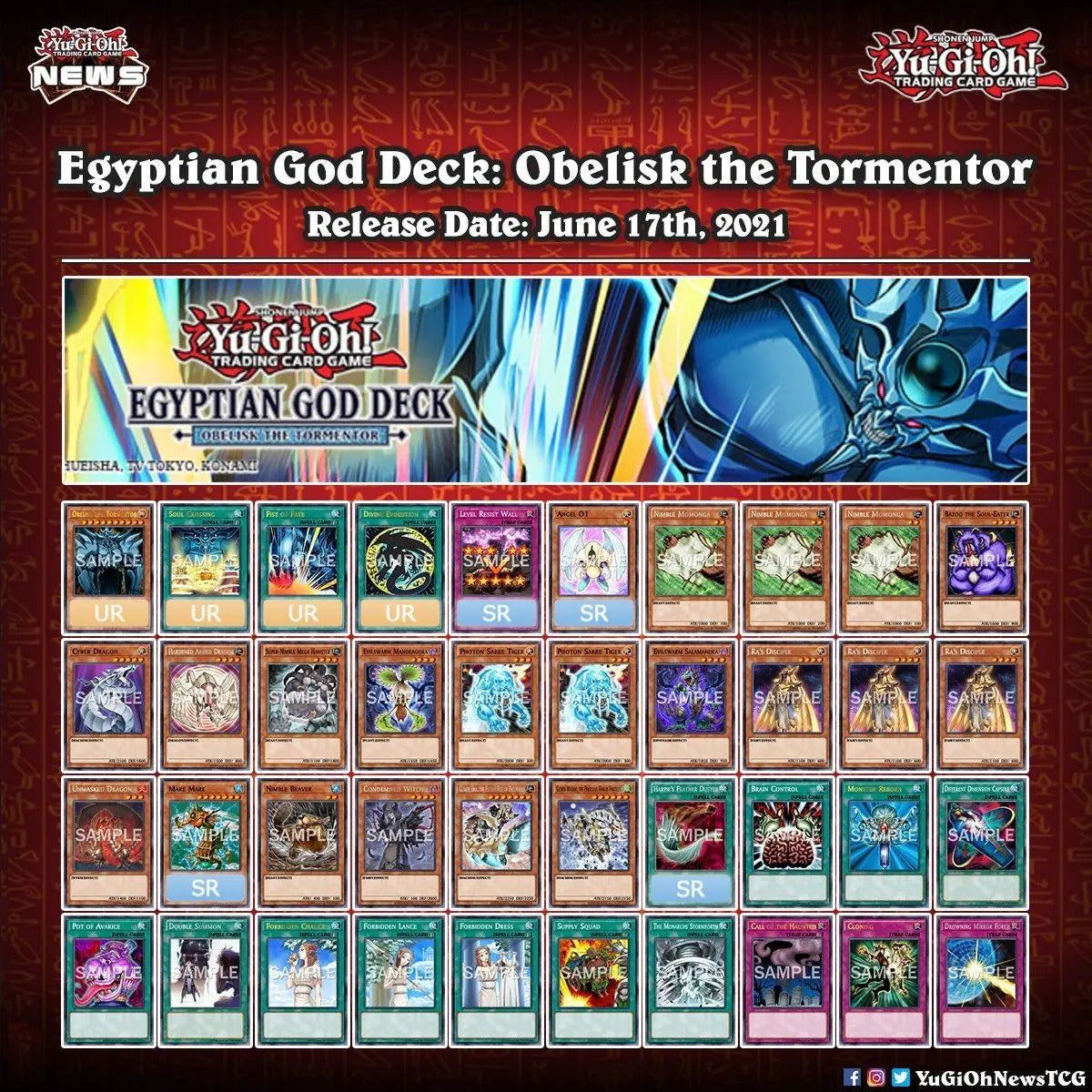 The Tormentor Yu-Gi-Oh! Egyptian God Structure Deck Bundle