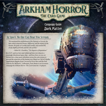 Dark Matter- Scenario Pack (Arkham Horror Fan Made Custom Scenario) - 396Pcs - Rulebook Available in Digital Format