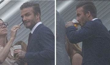David Beckham gets his make-up done while drinking a pint in Madrid |  Celebrity News | Showbiz & TV