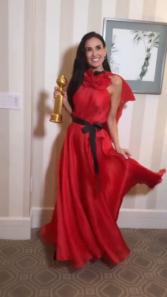 Demi Moore's Vintage Moment: A Love Story in Givenchy