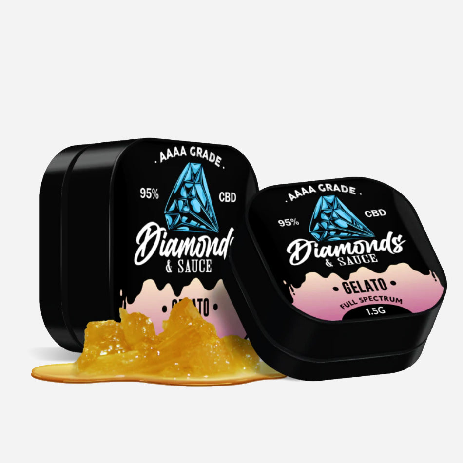 Gelato CBD Diamonds & Sauce (95%) - 1.5g