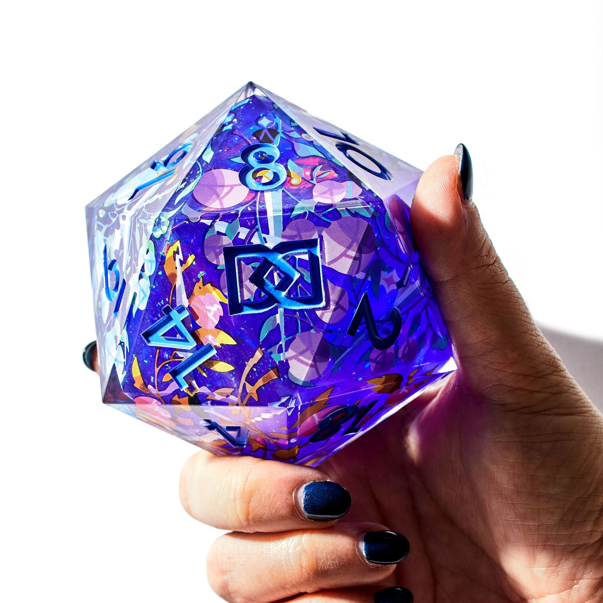 Garden of Swords 95mm Iconic D20 CHONK - Dispel Dice - Premium DnD Dice & Accessories # #